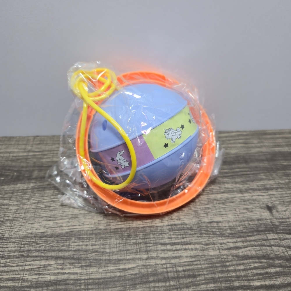 Kids Sports Skip Ball Set - Orange and Blue - Lights Up SkipBo - Picture 2 of 2